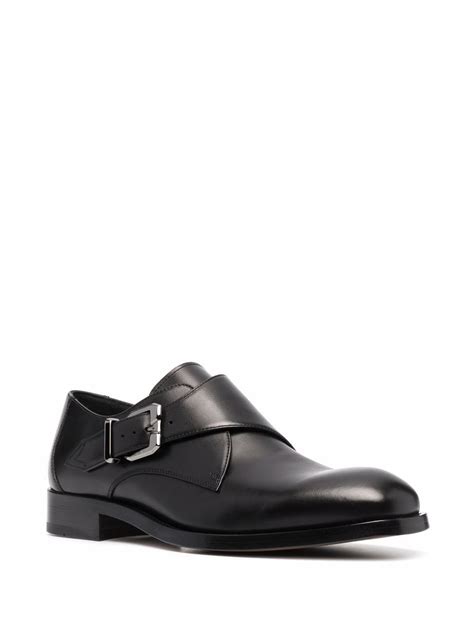 Versace Monk Strap Leather Shoes 